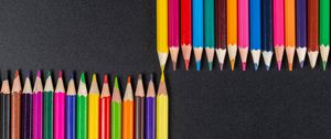 Preview wallpaper pencils, colorful, sharp, macro