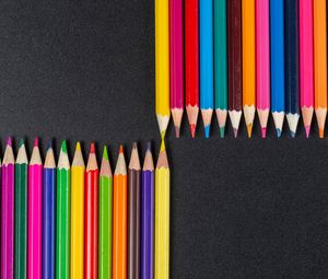 Preview wallpaper pencils, colorful, sharp, macro