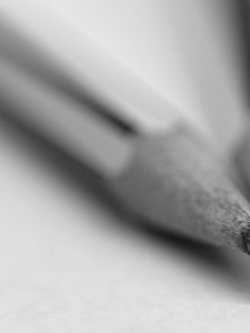 Preview wallpaper pencils, leads, close-up, texture, bw