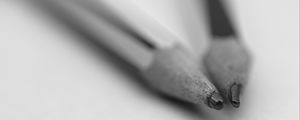 Preview wallpaper pencils, leads, close-up, texture, bw