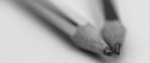 Preview wallpaper pencils, leads, close-up, texture, bw
