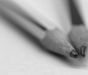 Preview wallpaper pencils, leads, close-up, texture, bw