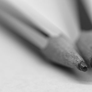 Preview wallpaper pencils, leads, close-up, texture, bw