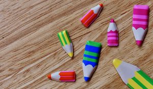 Preview wallpaper pencils, school, multicolored