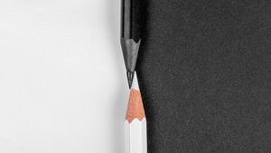 Preview wallpaper pencils, yin yang, macro