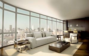 Preview wallpaper penthouse, sofa, window, style, interior