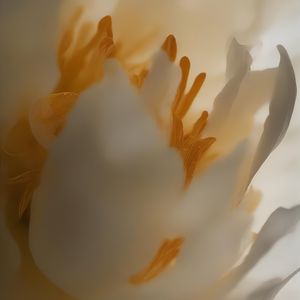 Preview wallpaper peony, flower, petals, white, macro