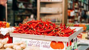 Preview wallpaper pepper, chilli, shop, market