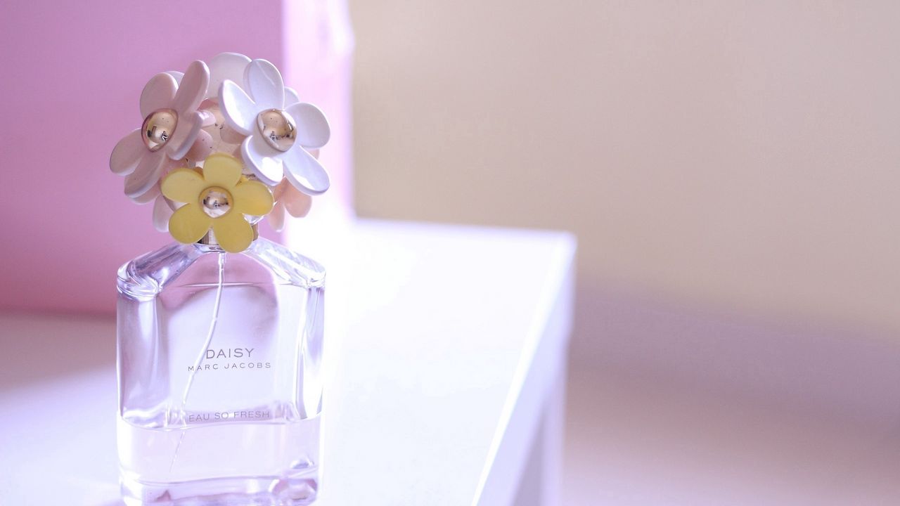 Wallpaper perfume, flowers, bottle, fragrance