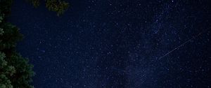 Preview wallpaper perseids, meteors, stars, sky, night