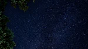 Preview wallpaper perseids, meteors, stars, sky, night