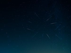 Preview wallpaper perseids, meteors, stars, night