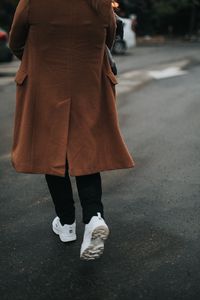 Preview wallpaper person, clothes, coat, sneakers, style