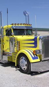 Preview wallpaper peterbilt, truck, 359, custom