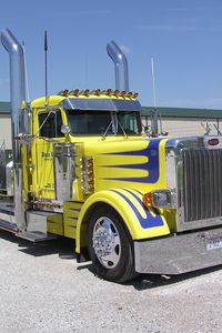 Preview wallpaper peterbilt, truck, 359, custom