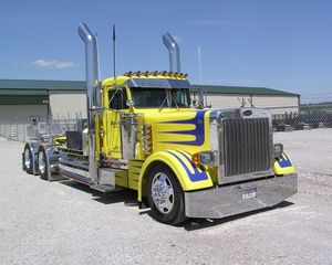 Preview wallpaper peterbilt, truck, 359, custom