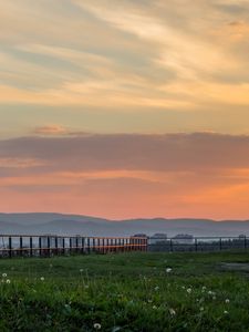 Preview wallpaper petrovaradin, serbia, novi sad, grass