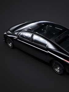 Preview wallpaper peugeot, 908 rc, black, top view