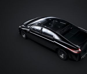 Preview wallpaper peugeot, 908 rc, black, top view