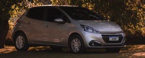 Preview wallpaper peugeot, car, silver, gray