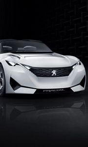 Preview wallpaper peugeot, fractal, concept, front view