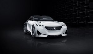 Preview wallpaper peugeot, fractal, concept, front view