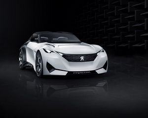 Preview wallpaper peugeot, fractal, concept, front view