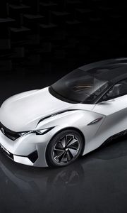 Preview wallpaper peugeot, fractal, concept, top view