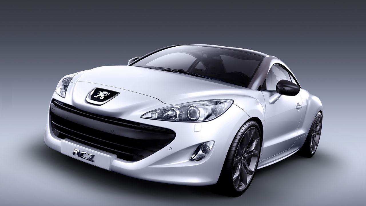 Wallpaper peugeot, rcz, sports car, coupe, front view