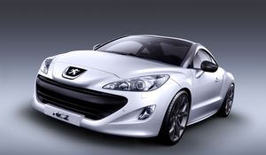 Preview wallpaper peugeot, rcz, sports car, coupe, front view