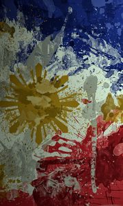 Preview wallpaper philippines, paint, background, texture, spot