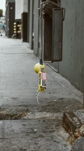 Preview wallpaper phone, handset, broken, street, urban