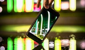 Preview wallpaper phone, neon, dark