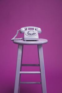 Preview wallpaper phone, stool, purple, lilac