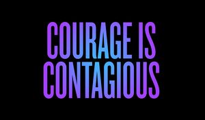 Preview wallpaper phrase, words, gradient, purple