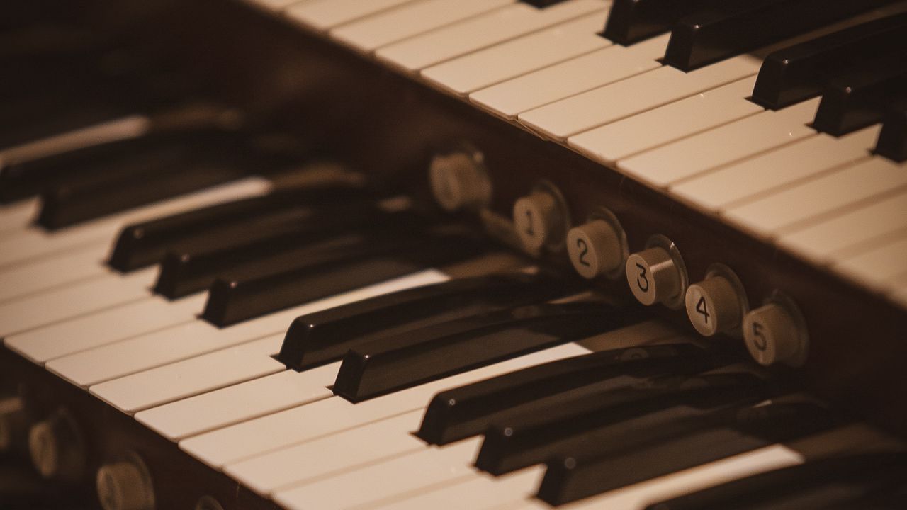 Wallpaper piano, keys, music, musical instrument