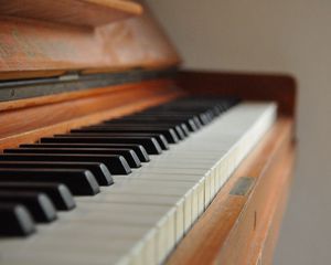 Preview wallpaper piano, keys, music, blur