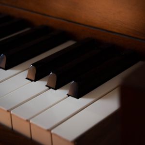 Preview wallpaper piano, keys, musical instrument, macro