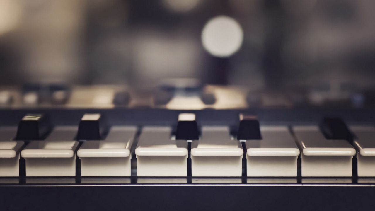 Wallpaper piano, music, keys, musical instrument