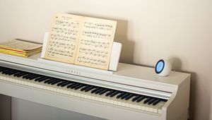 Preview wallpaper piano, musical instrument, white, music