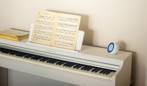 Preview wallpaper piano, musical instrument, white, music