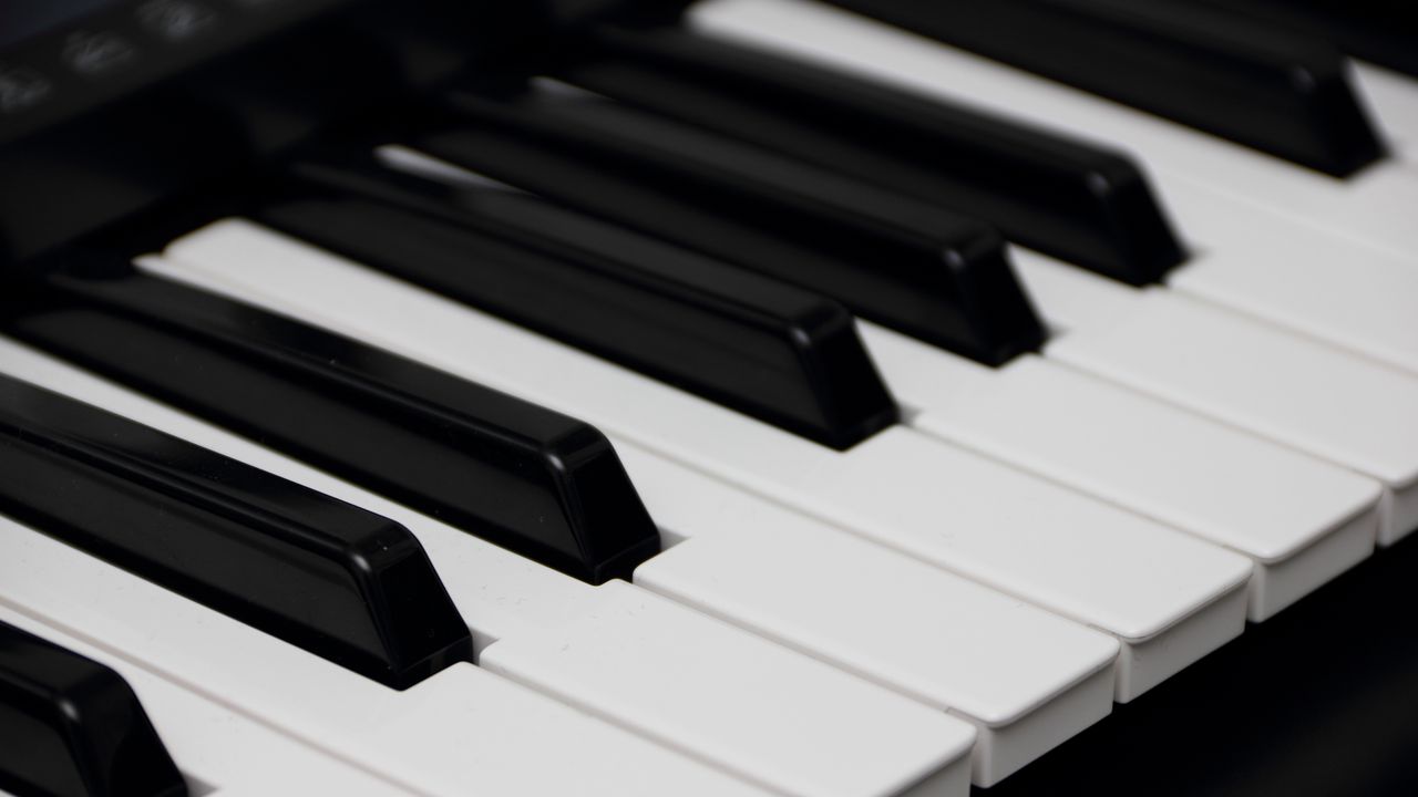 Wallpaper piano, piano keys, music