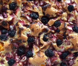 Preview wallpaper pie, blackberry, baking, sweet
