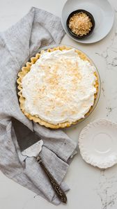 Preview wallpaper pie, cream, dessert