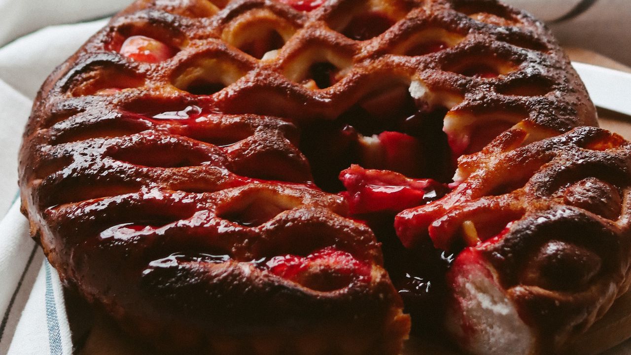 Wallpaper pie, jam, pastries, dessert