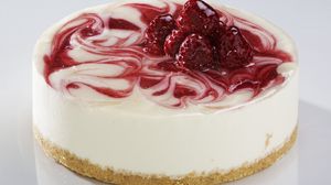 Preview wallpaper pie, raspberry, sweet, dessert, pattern, glaze