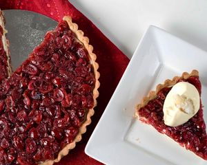 Preview wallpaper pie, sweet, batch, berry, cherry, piece