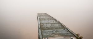 Preview wallpaper pier, boards, wooden, lake