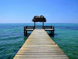 Preview wallpaper pier, wood, sea