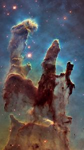 Preview wallpaper pillars of creation, space, nebula, stars